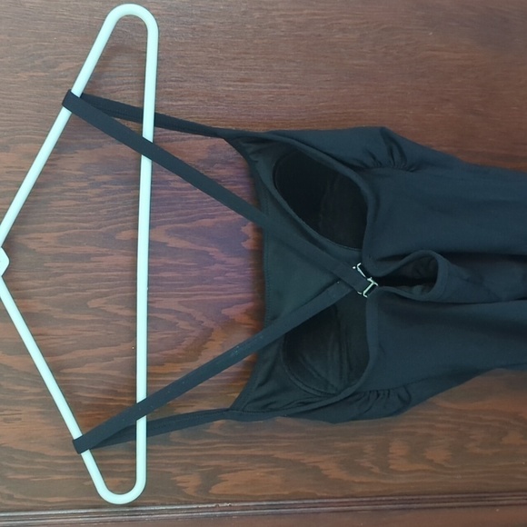 Lands' End Classic Black One Piece Swimsuit Size 6 - Picture 6 of 10